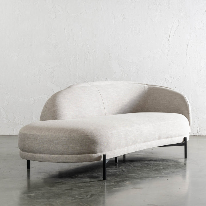 CARSON CURVE DAYBED SOFA  |  JOVAN EARTH  |  UNSTYLED