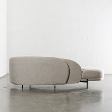 CARSON CURVE DAYBED SOFA  |  JOVAN EARTH  |  BACK VIEW