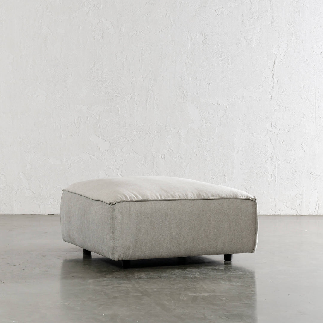 COBURG OTTOMAN  |  FLAGSTONE ASH