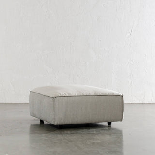COBURG OTTOMAN  |  FLAGSTONE ASH