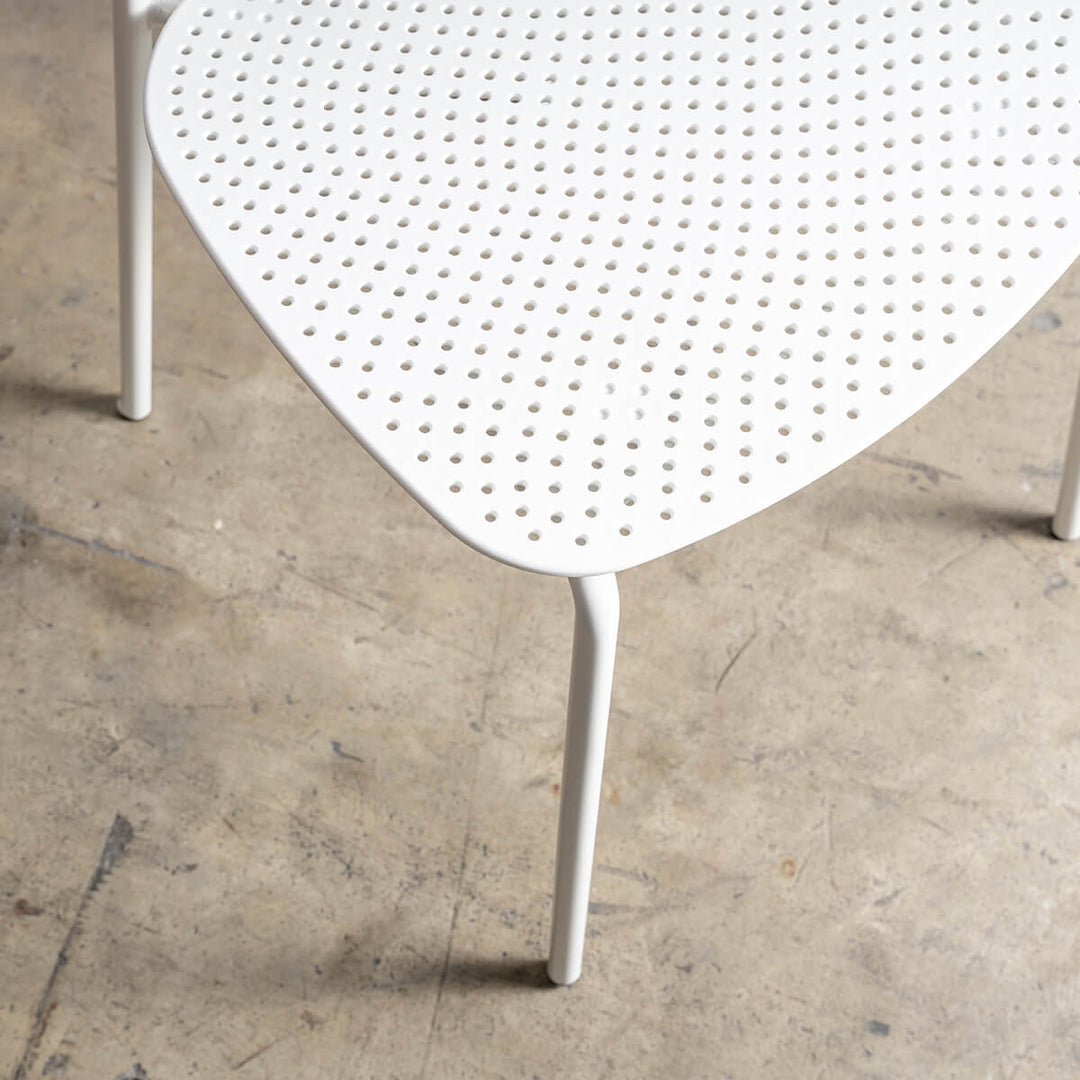 CAPO MESH INDOOR/OUTDOOR DINING CHAIR BUNDLE  |  GHOST WHITE