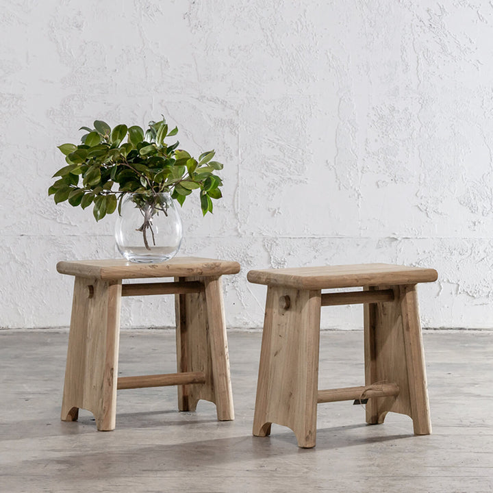 CAPRETTA ELM CREATORS STOOL  |  BLEACHED BRISTLE  |  BUNDLE X 2