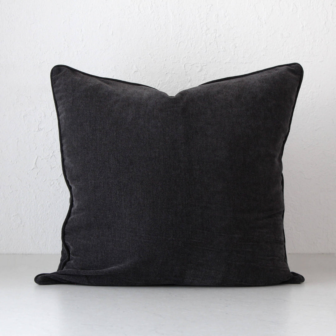 CARSON CUSHION  |  50 x 50  |  CHARCOAL