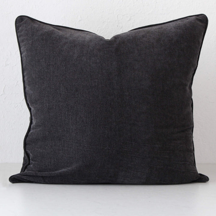 CARSON CUSHION  |  60 x 60  |  CHARCOAL