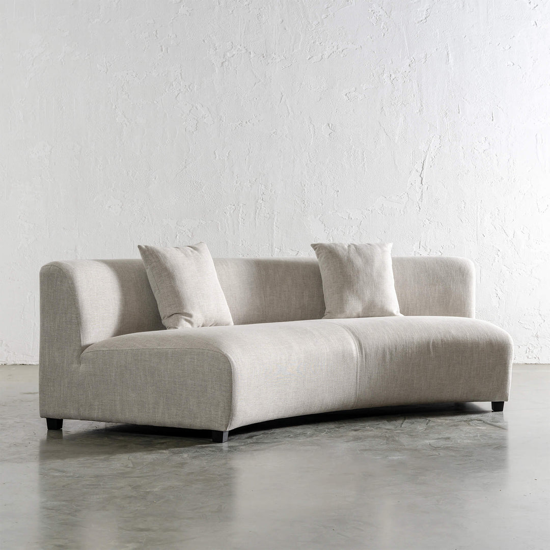 CARSON CONTEMPO CURVED MODULAR SOFA  |  JOVAN DOVE UNSTYLED