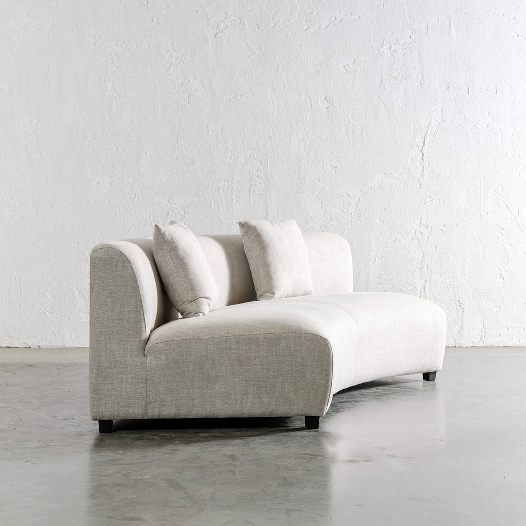 CARSON CONTEMPO CURVED MODULAR SOFA  |  JOVAN DOVE  |  SIDE VIEW