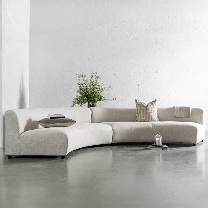 CARSON CONTEMPO CURVED MODULAR SOFA  |  JOVAN DOVE