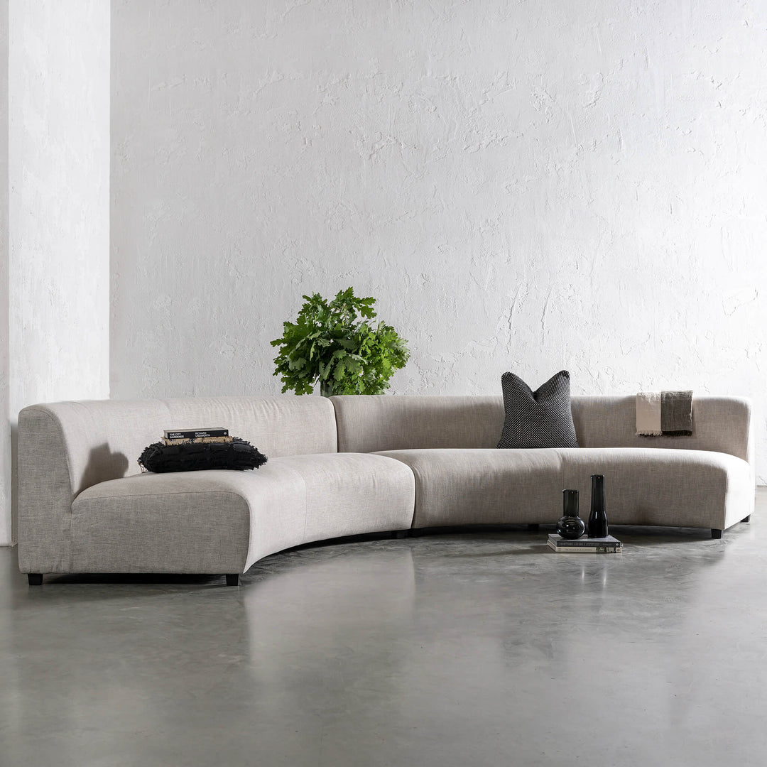 CARSON CONTEMPO CURVED MODULAR SOFA  |  JOVAN EARTH