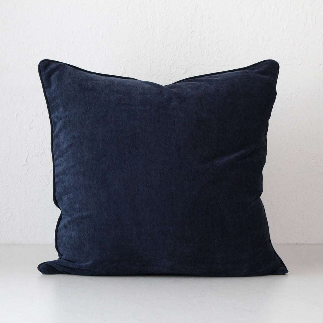 CARSON CUSHION  |  50 x 50  |  MIDNIGHT BLUE