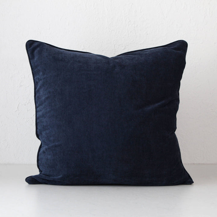 CARSON CUSHION  |  50 x 50 |  MIDNIGHT BLUE