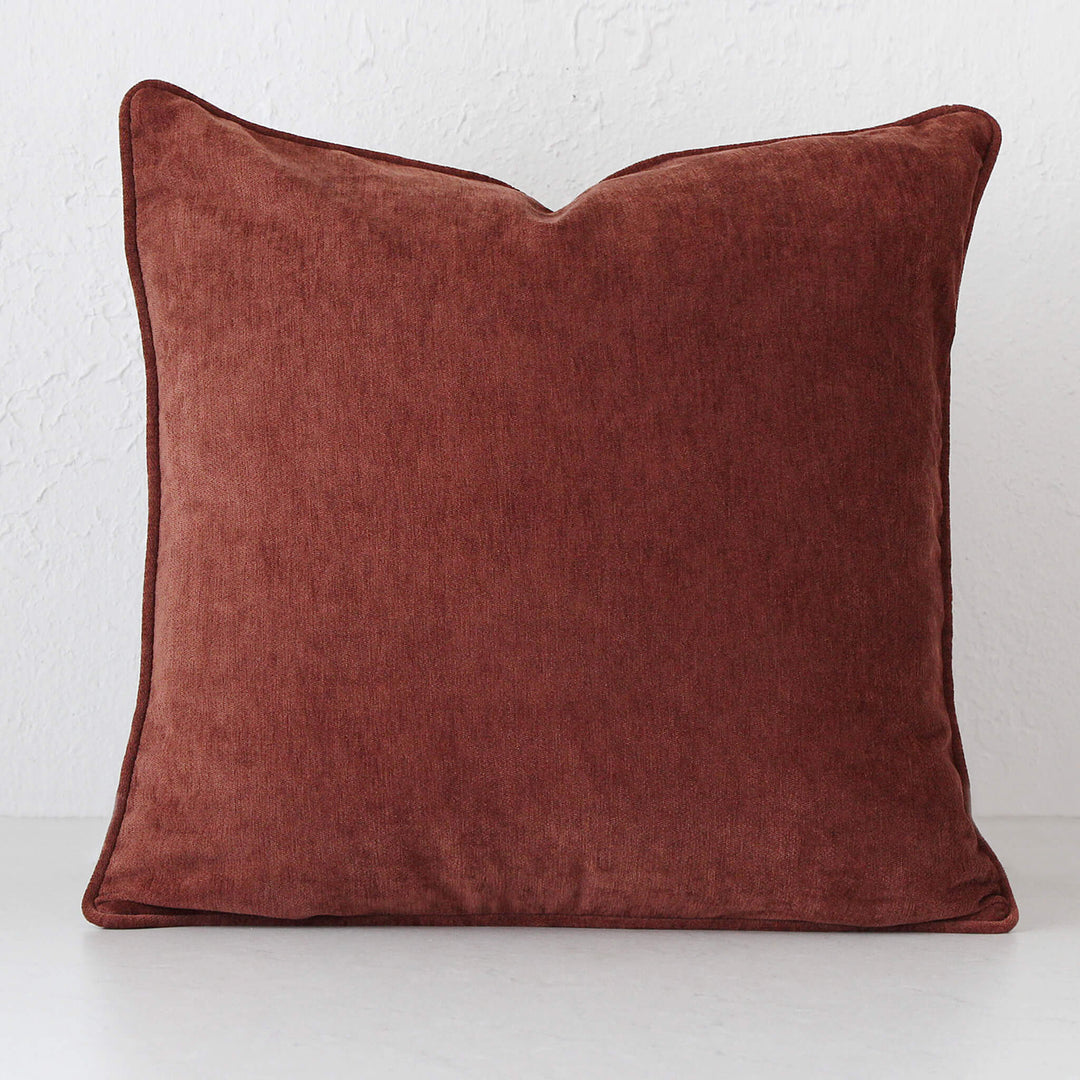 CARSON CUSHION  |  60 x 60  |  TERRA RUST