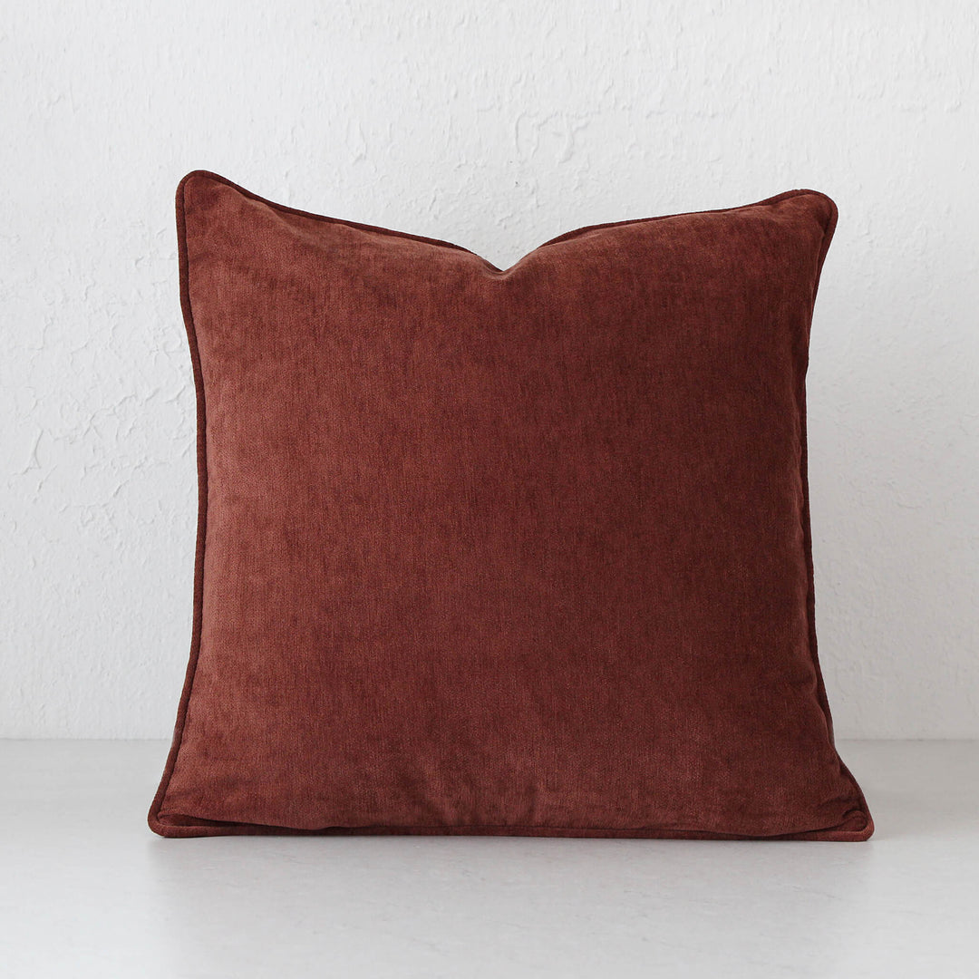 CARSON CUSHION  |  50 x 50  |  TERRA RUST