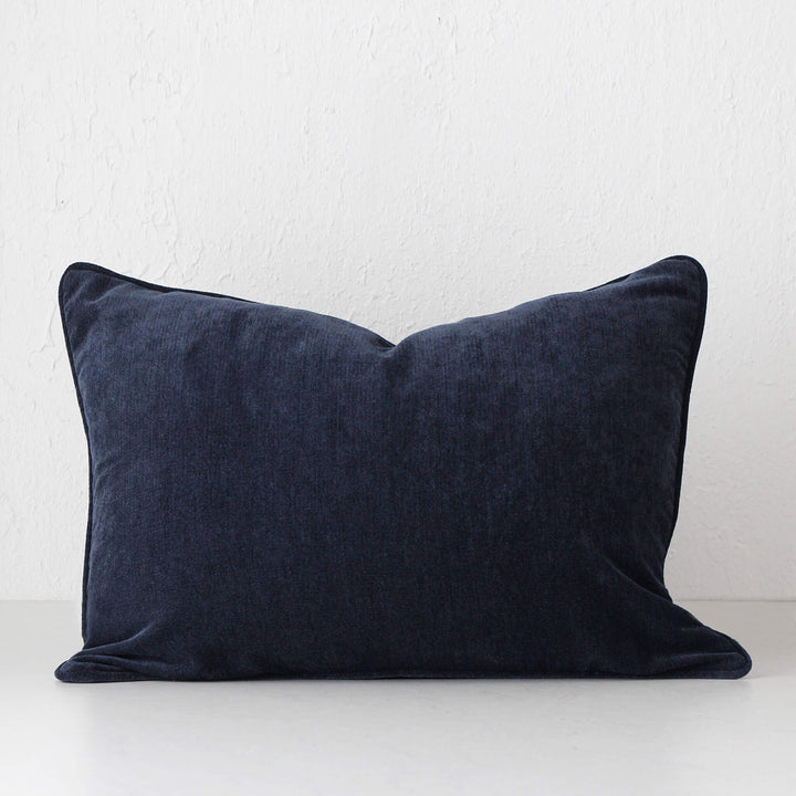 CARSON CUSHION  |  40 x 60  |  MIDNIGHT BLUE