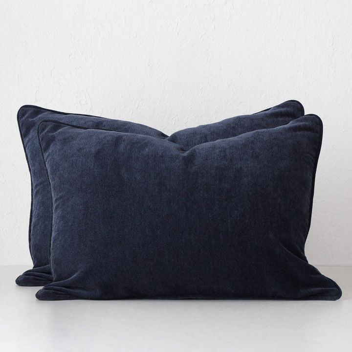 CARSON CUSHION BUNDLE X2  |  40 x 60  |  MIDNIGHT BLUE