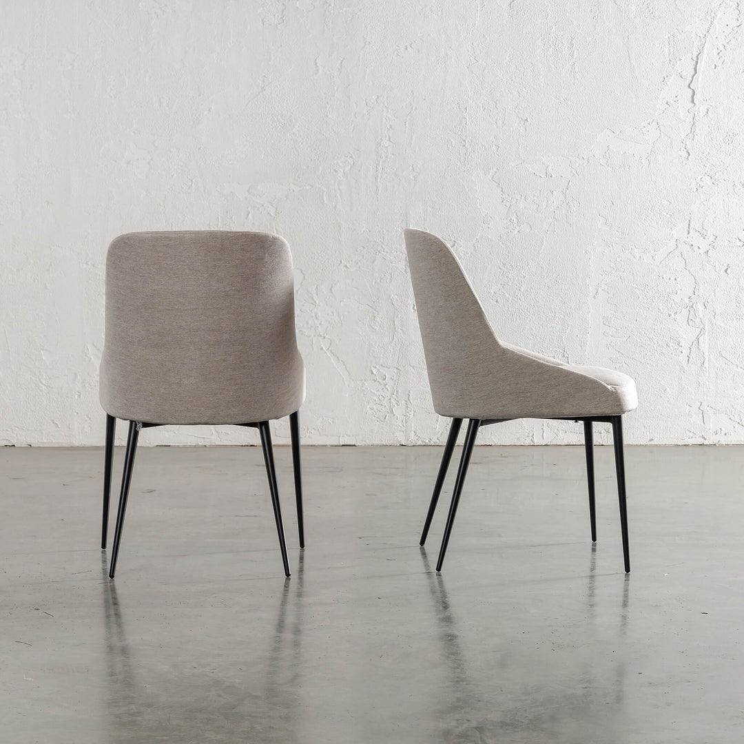 PRE ORDER  |  CARTER DINING CHAIR  |  HERRING SAND LUXE TWILL