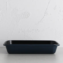 CHASSEUR | ROASTING PAN | LICORICE BLUE | 40 X 26cm  | FRENCH CAST IRON COOKWARE