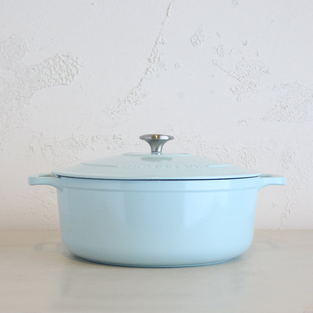CHASSEUR  |  ROUND FRENCH OVEN  |  DUCK EGG BLUE  |  28CM  |  6.1L