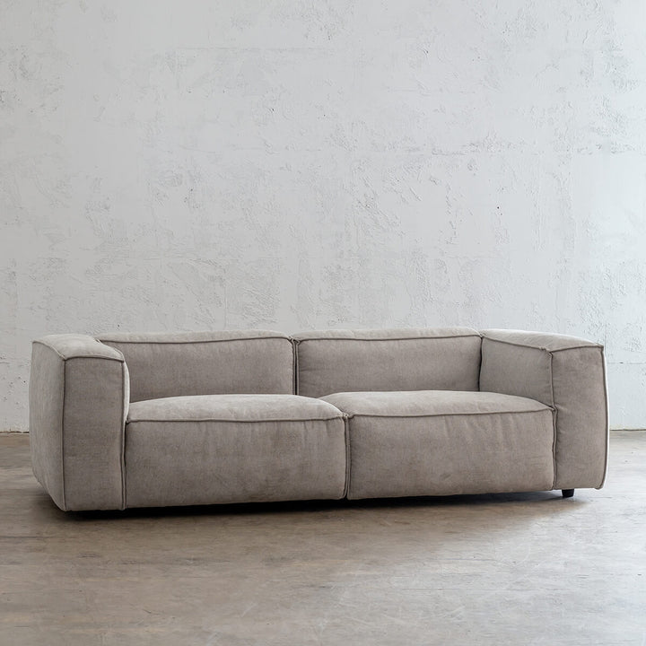 COBURG MODULAR 3 SEATER SOFA  |  FLAGSTONE ASH ANGLE VIEW