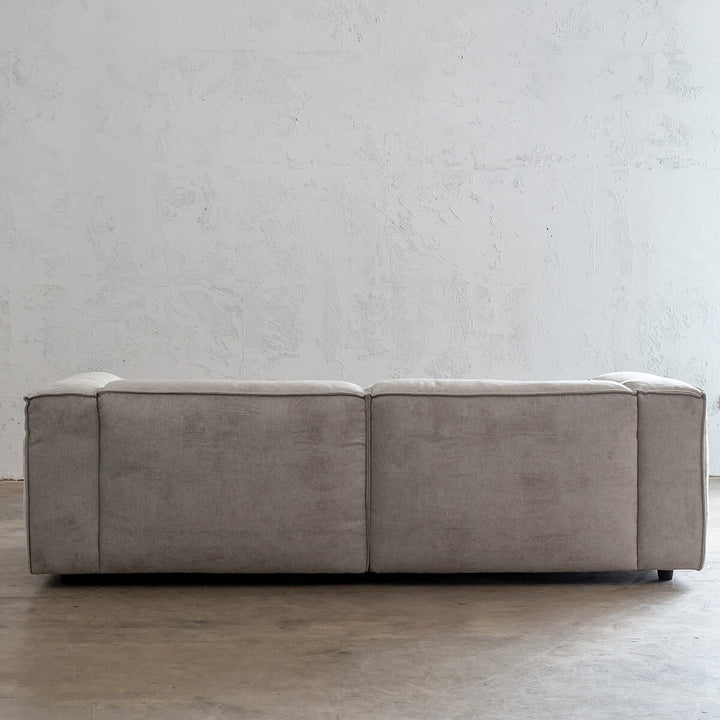 COBURG MODULAR 3 SEATER SOFA  |  FLAGSTONE ASH REAR VIEW