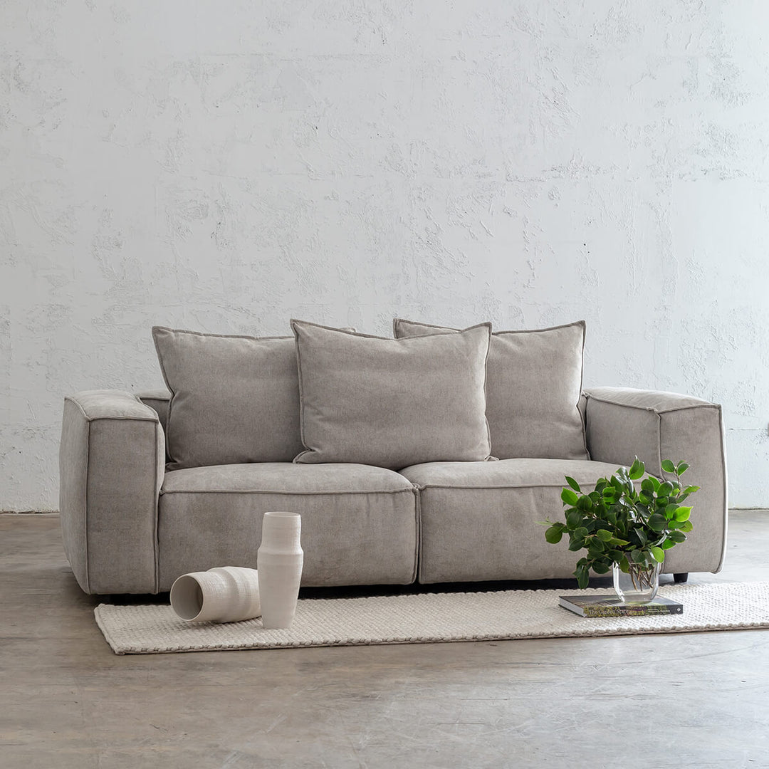 COBURG MODULAR 3 SEATER SOFA  |  FLAGSTONE ASH