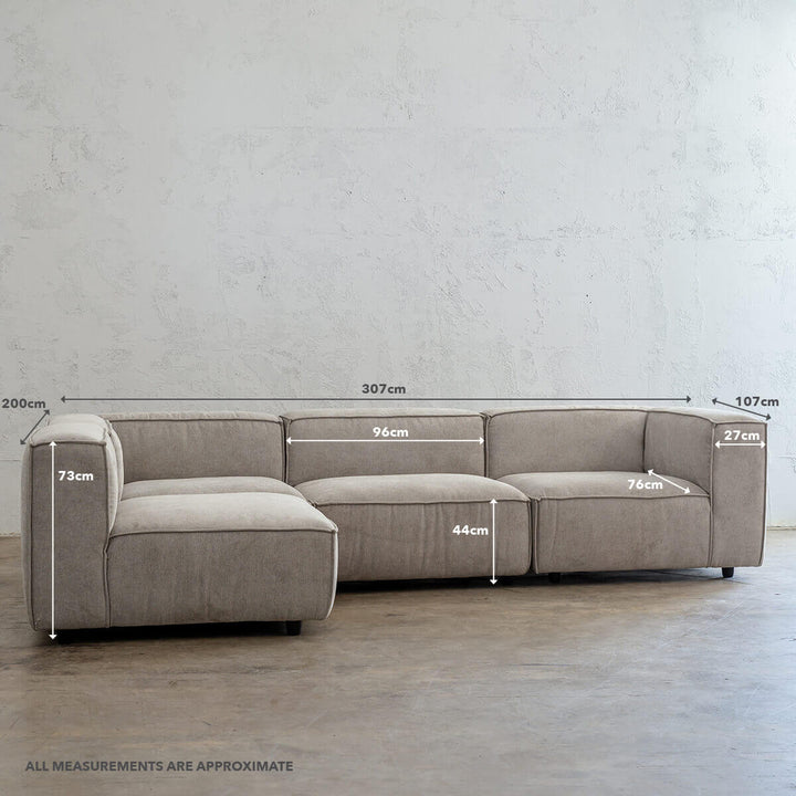 COBURG MODULAR SOFA  |  FLAGSTONE ASH