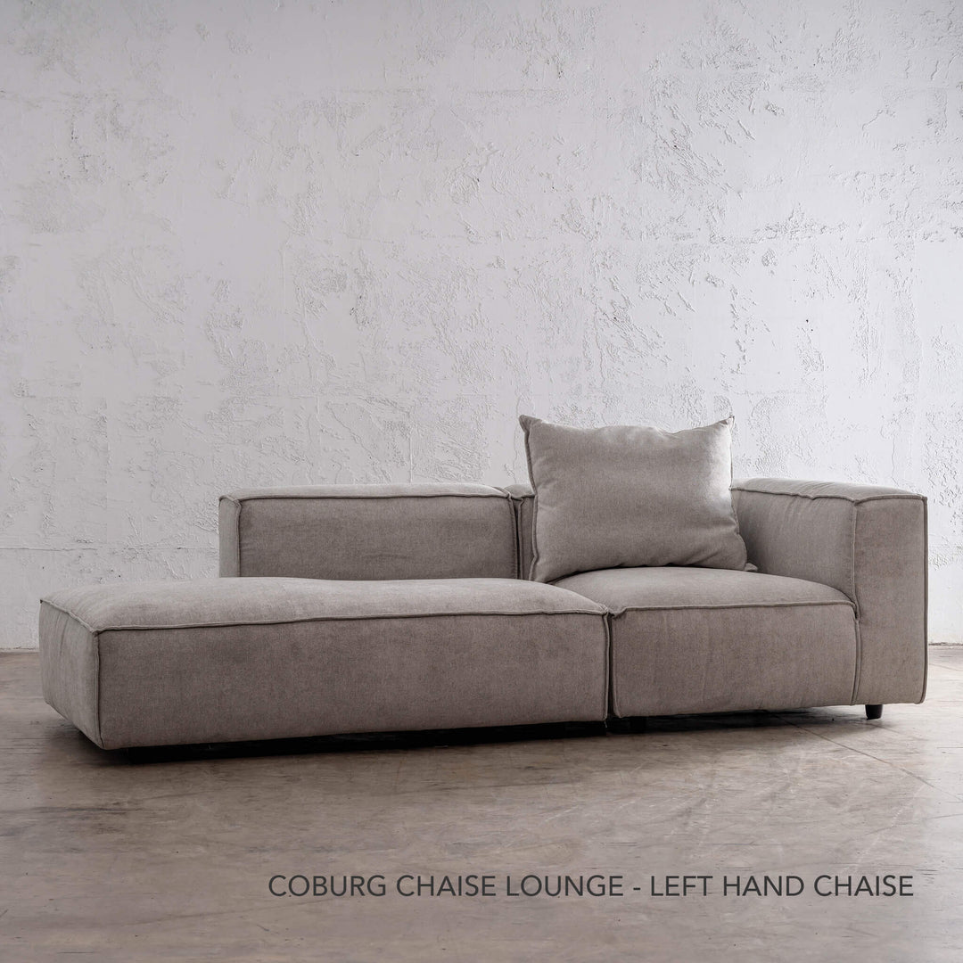 COBURG CHAISE LOUNGE CHAIR  |  FLAGSTONE ASH