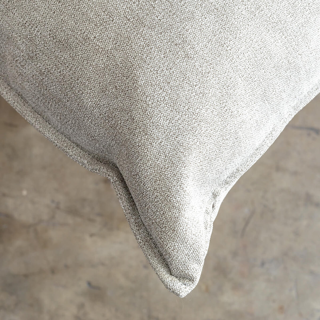 COBURG MODULAR 3 SEATER SOFA | FLAGSTONE ASH  FABRIC CLOSE UP