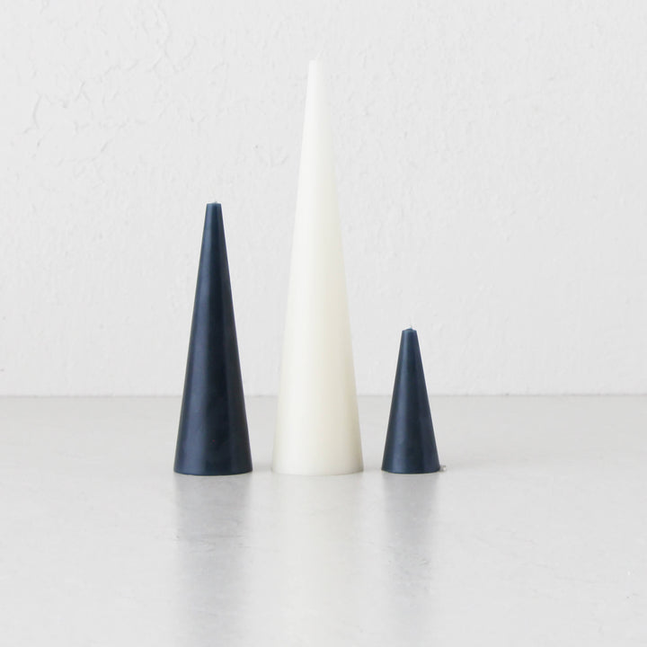 CONE CANDLE BUNDLE  |  MIXED SIZE  |  SET OF 3