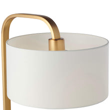 CORDELL TABLE LAMP  |  BRASS + BLACK MARBLE