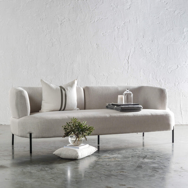 COSTERA 3 SEATER SOFA  |  JOVAN DOVE NATURAL