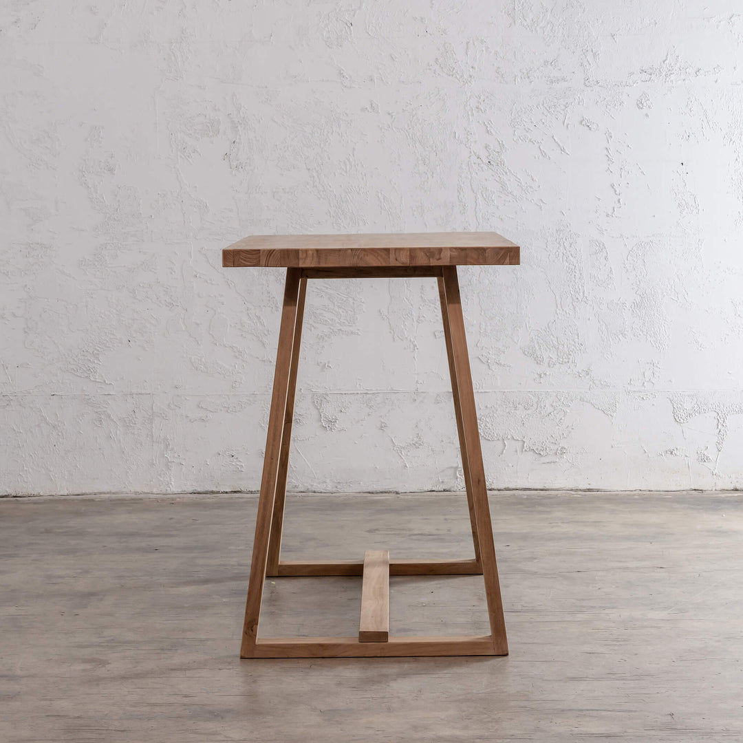 DALTON SCANDI LEG TEAK BAR TABLE  |  180CM