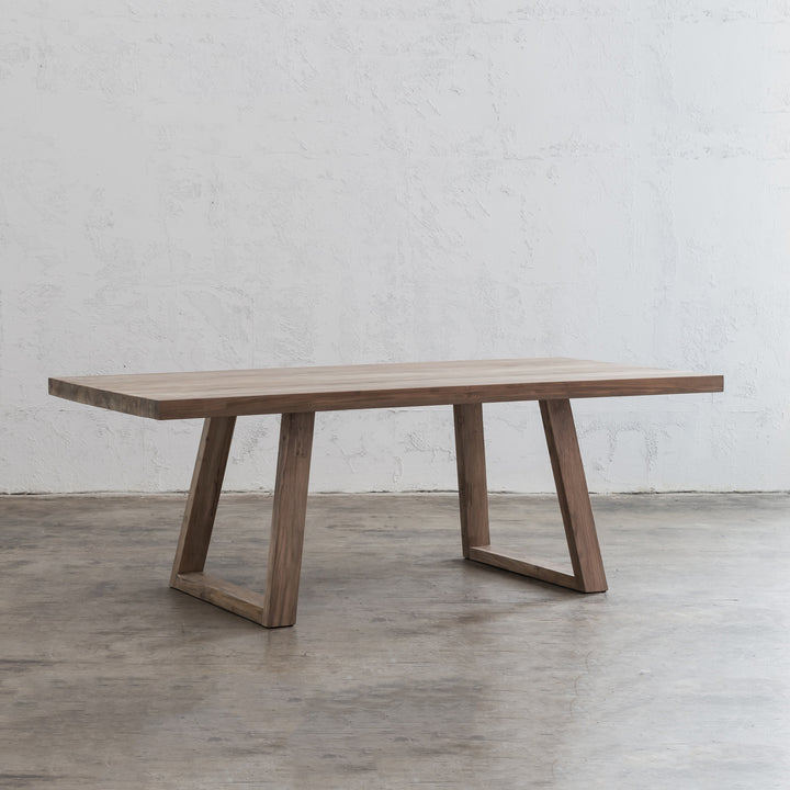 DALTON SCANDI LEG RECLAIMED TEAK INDOOR DINING TABLE  |  2.2M  |  2.6M  |  3M