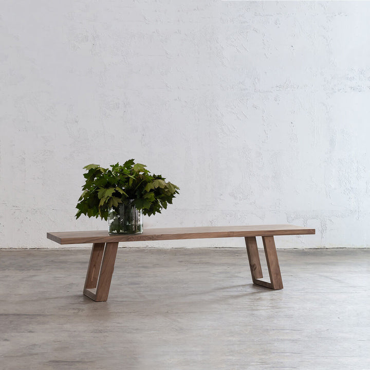 DALTON SCANDI LEG TEAK BENCH  |  1.6M