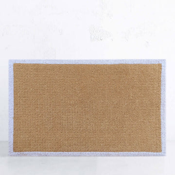 PRE ORDER | LIVING BY DESIGN EXCLUSIVE | WHITE BORDER DOORMAT | 106CM x 66CM