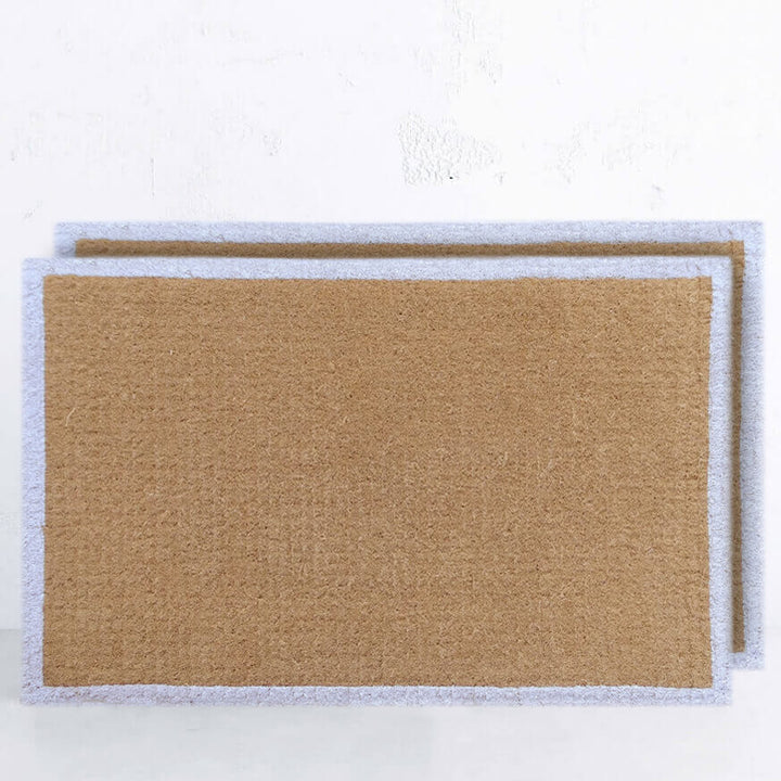 PRE ORDER | LIVING BY DESIGN EXCLUSIVE | WHITE BORDER DOORMAT BUNDLE x2 | 106CM x 66CM
