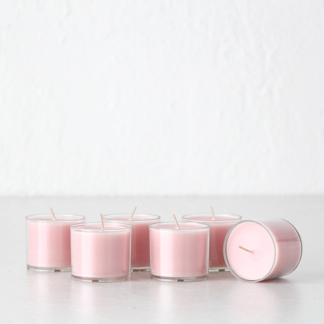 ELUME  |  MINI GLASS SOY CANDLES SET OF 6  |  ORIENTAL MUSK  |  15% BUNDLE SALE