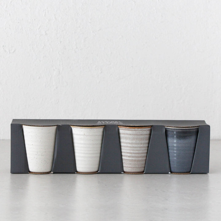 ECOLOGY  |  OTTAWA LATTE CUPS SET 250ML  |  SET OF 4