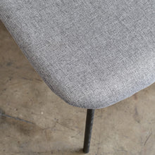 CLAUDE FABRIC DINING CHAIR | SILVER GREY | UPHOLSTERY DINING CHAIRS  |  FABRIC CLOSE UP
