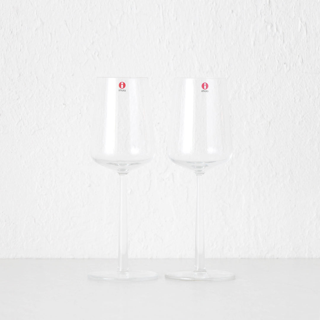 IITTALA  |  ESSENCE WHITE WINE GLASSES  |  SET OF 2