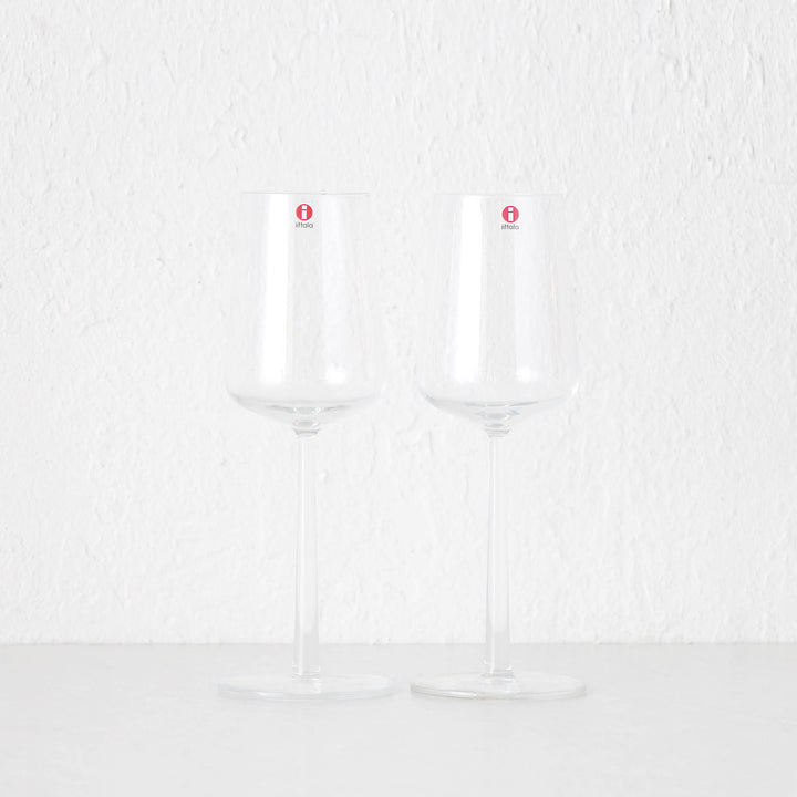 IITTALA  |  ESSENCE WHITE WINE GLASSES  |  SET OF 2