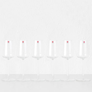 IITTALA  |  ESSENCE WHITE WINE GLASSES BUNDLE  |  SET OF 6