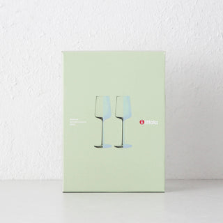IITTALA  |  ESSENCE WHITE WINE GLASSES BOXED