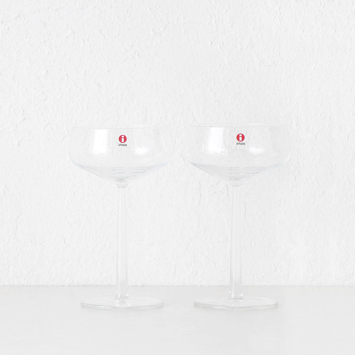 IITTALA  |  ESSENCE COCKTAIL BOWL GLASSES  |  SET OF 2