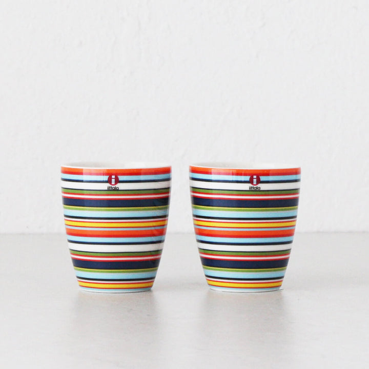 IITTALA  |  ORIGO ORANGE MUG BEAKER  |  250ML  |  BUNDLE X2