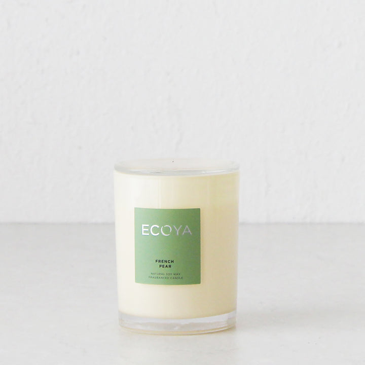 ECOYA METRO CANDLE  |  NATURAL SOY WAX CANDLE  |   FRENCH PEAR