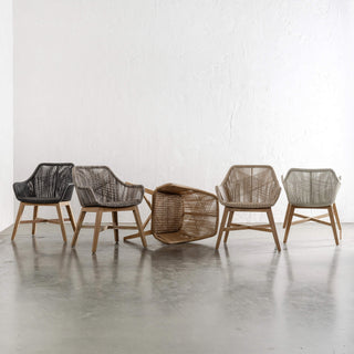 INIZIA WOVEN RATTAN INDOOR / OUTDOOR DINING CHAIR COLLECTION