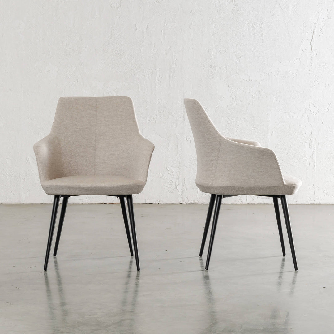 PRE ORDER  |  JAKOB CARVER CHAIR  |  HERRING SAND LUXE TWILL