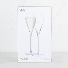 LSA INTERNATIONAL PROSECCO GLASSES | CHAMPAGNE GLASSES  GIFT BOXED