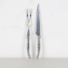 CARVING SET  |  LAGUIOLE  |  STAINLESS STEEL SILHOUETTE