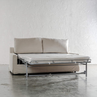 LEGATO 3 SEATER SOFA BED  |  BERKSHIRE NATURAL OPEN BED PROFILE